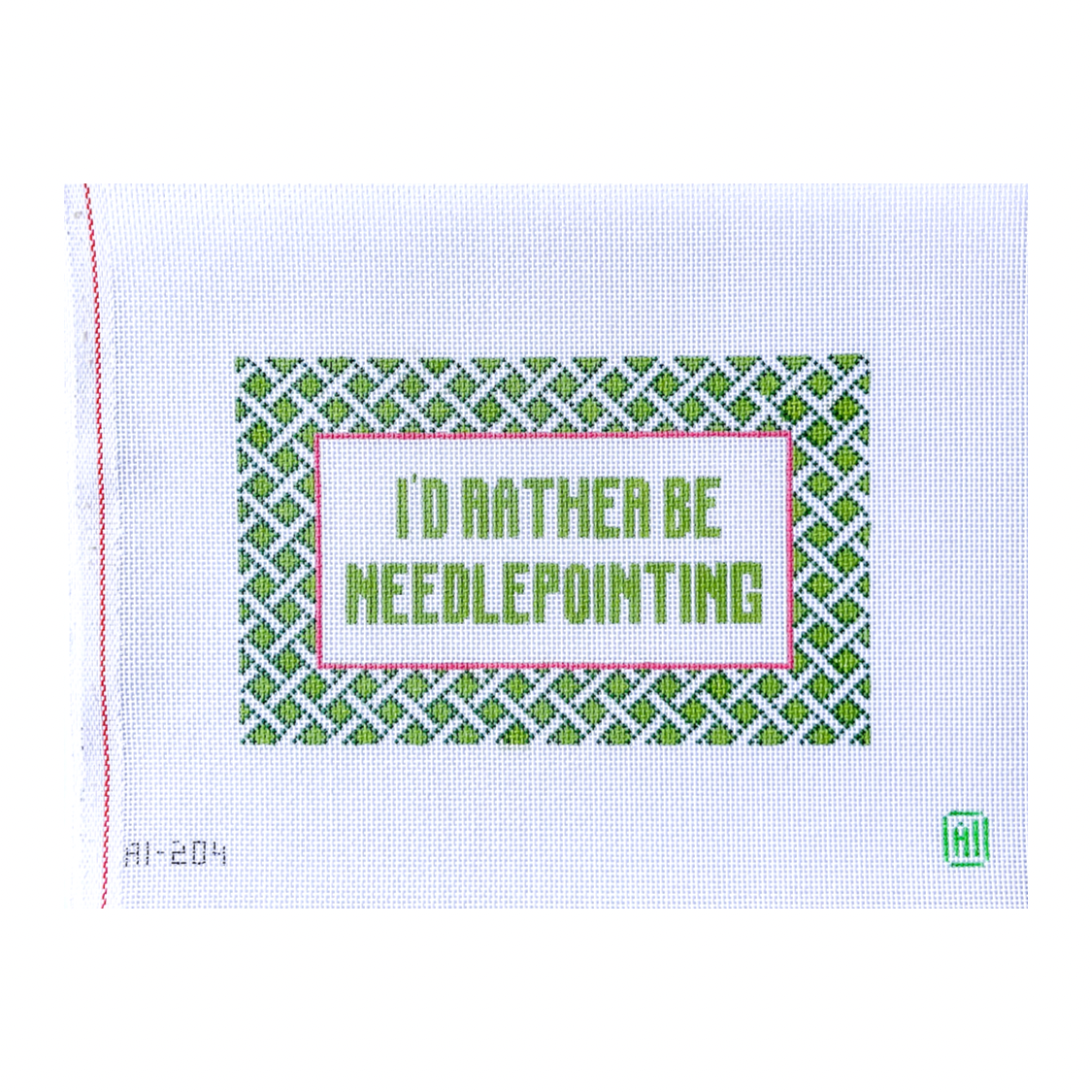 I’d Rather Be Needlepointing